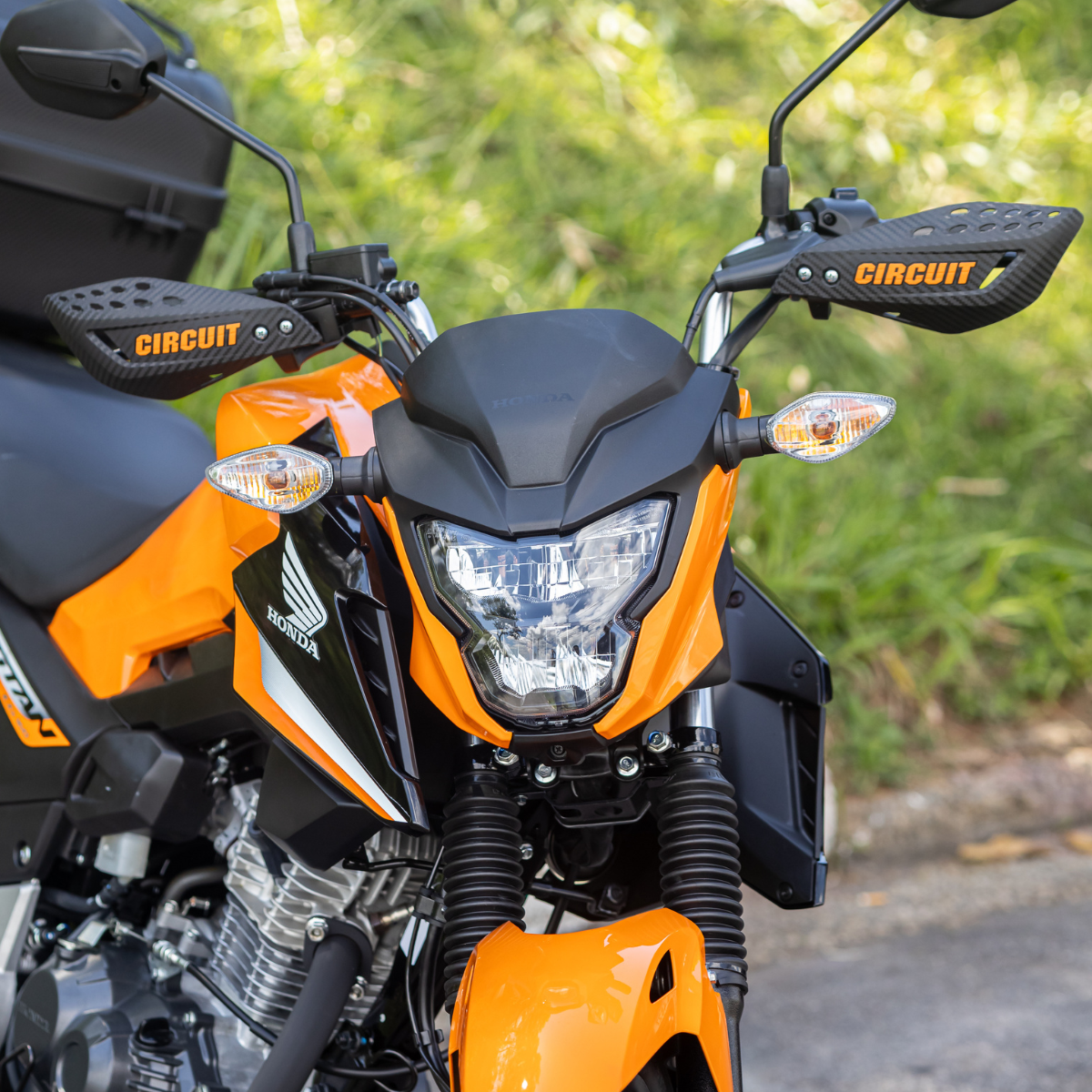 Universal Motorcycle Handguards Vector