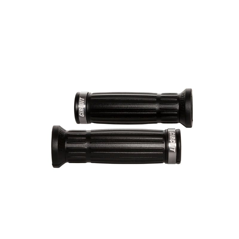 Classic Handgrips with Anodized Titanium Color Ring