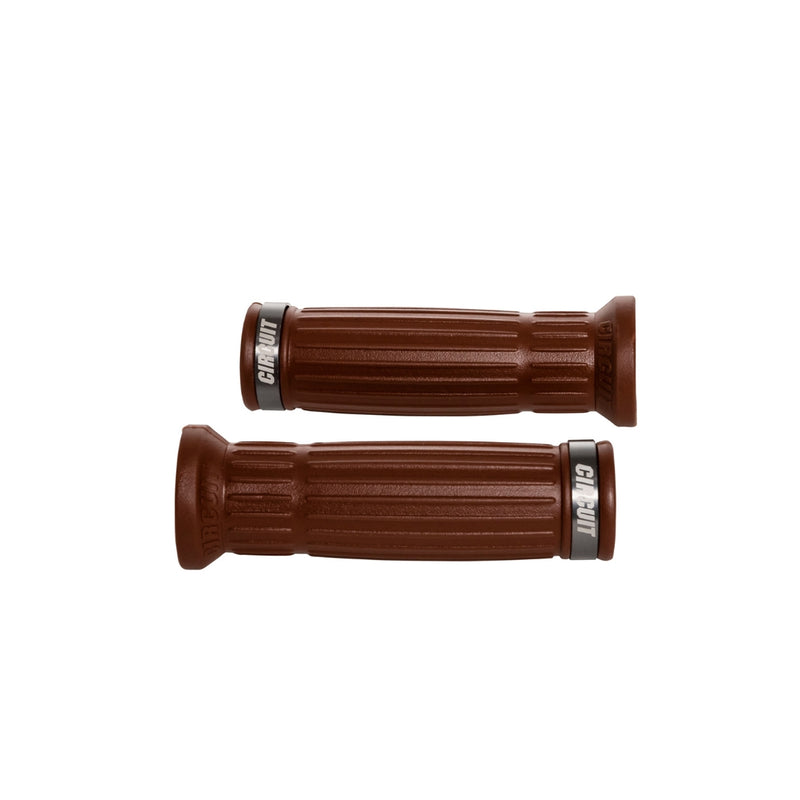 Classic Handgrips with Anodized Titanium Color Ring