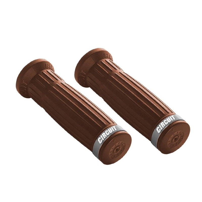 Classic Handgrips with Anodized Titanium Color Ring