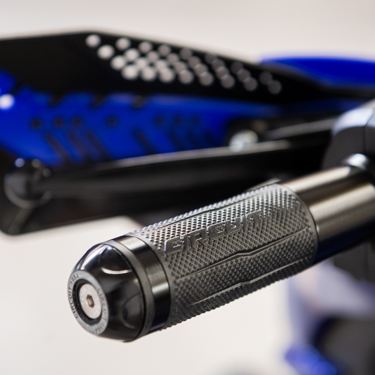 Silverstone Handgrips with Anodized Silver Color Ring